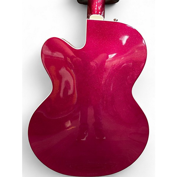 Used Gretsch Guitars G6120T-HR Brian Setzer Signature Hot Rod Hollowbody With Big MAGENTA SPARKLE Hollow Body Electric Guitar