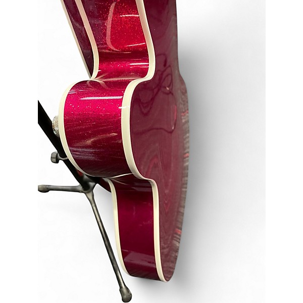 Used Gretsch Guitars G6120T-HR Brian Setzer Signature Hot Rod Hollowbody With Big MAGENTA SPARKLE Hollow Body Electric Guitar