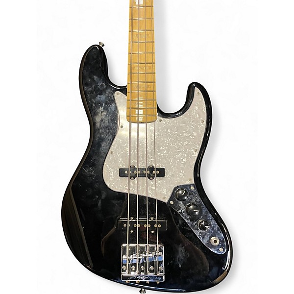 Used Fender USA Geddy Lee Signature Jazz Bass Black Electric Bass Guitar