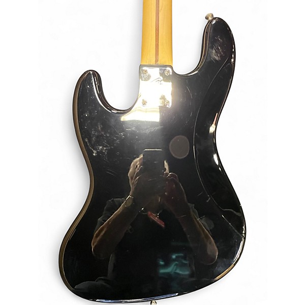 Used Fender USA Geddy Lee Signature Jazz Bass Black Electric Bass Guitar