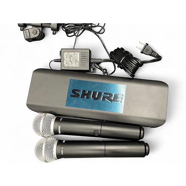 Used Shure BLX288/PG58 Handheld Wireless System