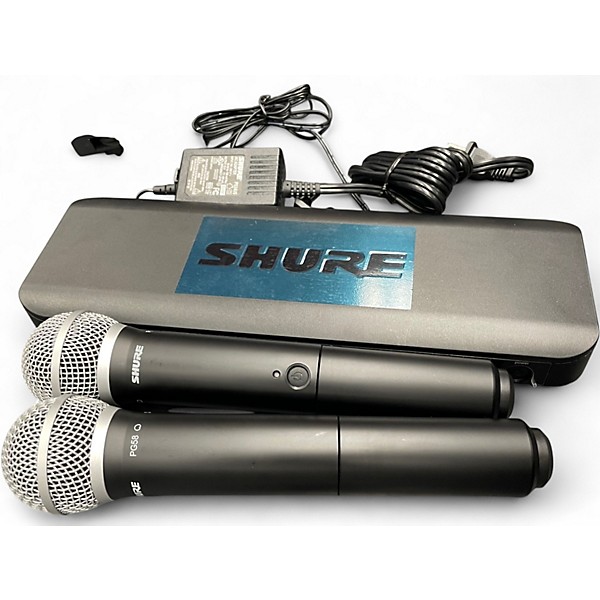 Used Shure BLX288/PG58 Handheld Wireless System