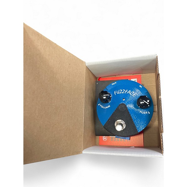 Used 2022 Dunlop Silicon Fuzz Face Mini Blue Effect Pedal