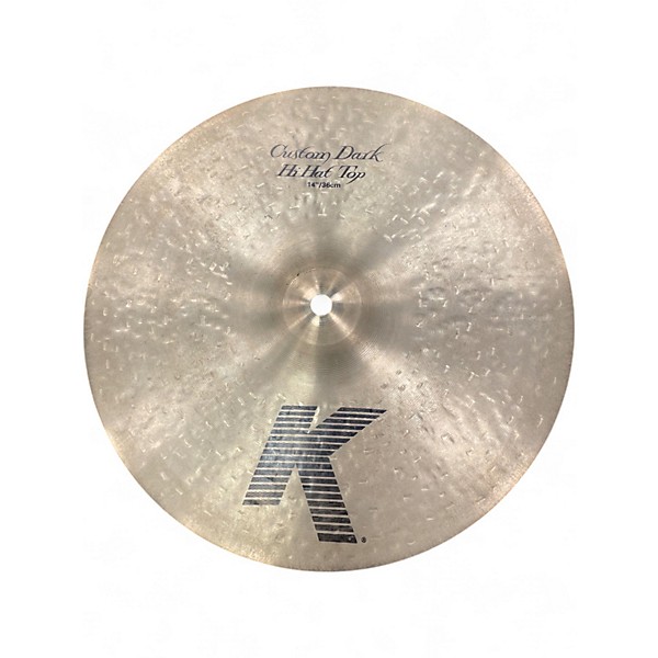 Used Zildjian 14in K Custom Dark Hi Hat Pair Cymbal