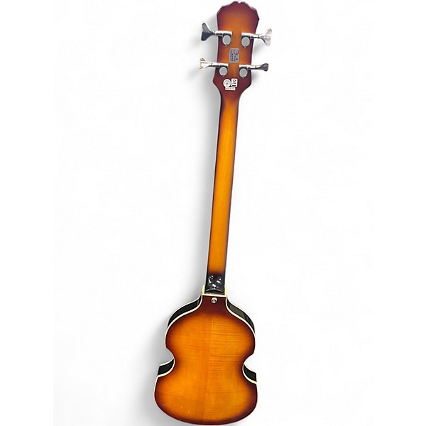 Used Epiphone Viola 2 Tone Sunburst Electric Bass Guitar
