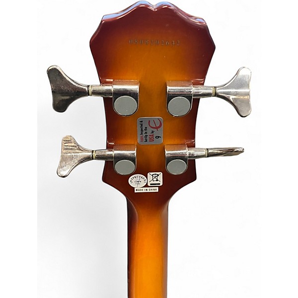 Used Epiphone Viola 2 Tone Sunburst Electric Bass Guitar