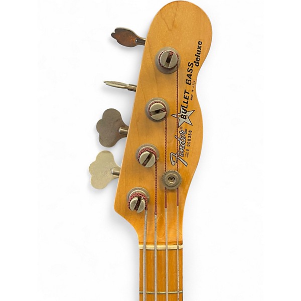 Vintage 1980s Fender BULLET BASS BROWN Electric Bass Guitar