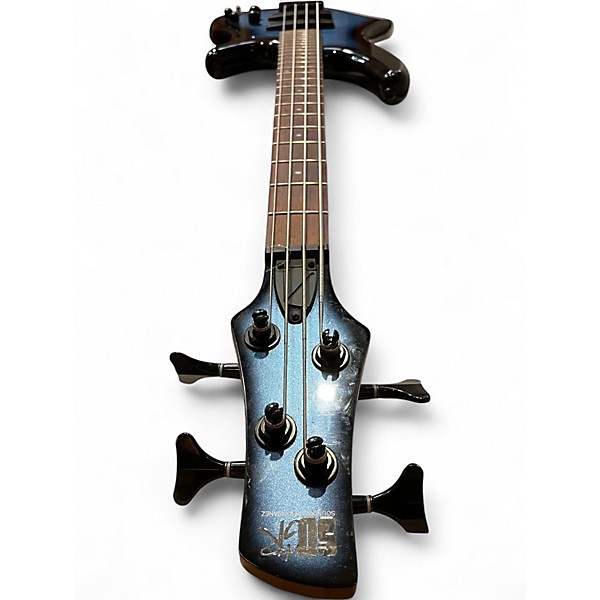Used Ibanez SR250 blue and black Electric Bass Guitar
