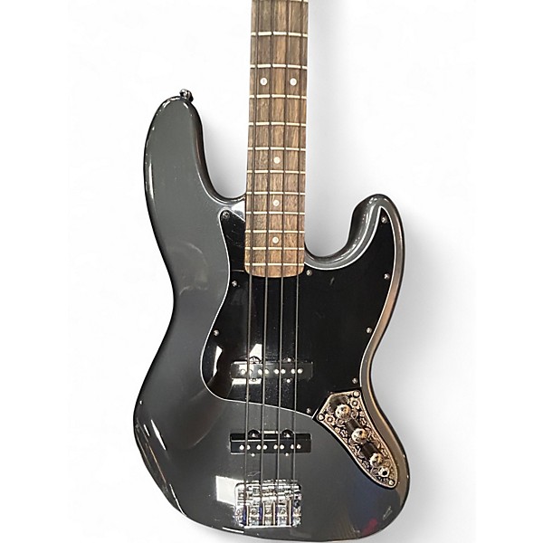 Used Squier Contemporary Jazz Bass Grey Electric Bass Guitar