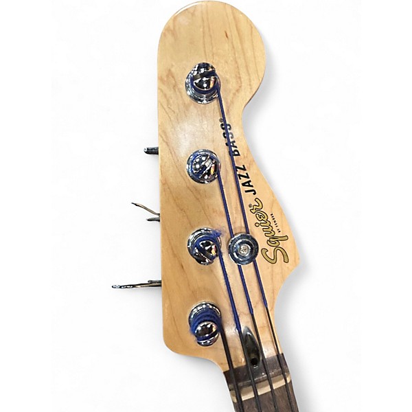 Used Squier Contemporary Jazz Bass Grey Electric Bass Guitar