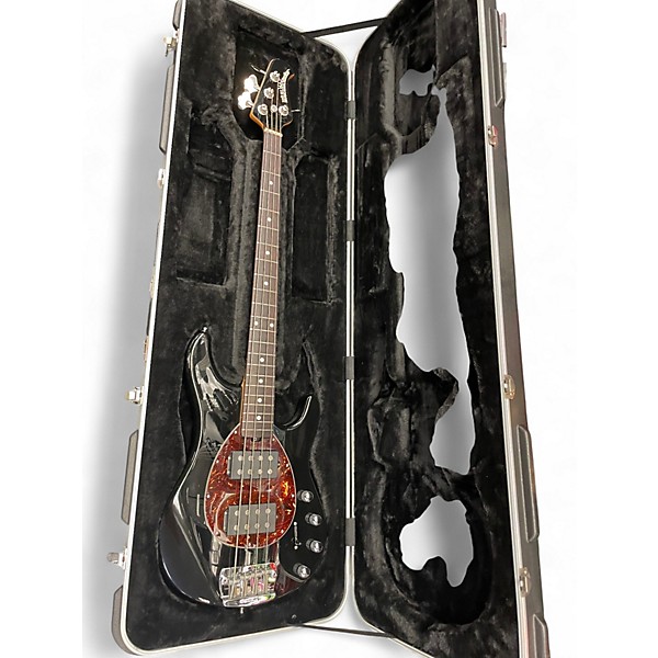 Used Ernie Ball Music Man Sterling HH Black Electric Bass Guitar