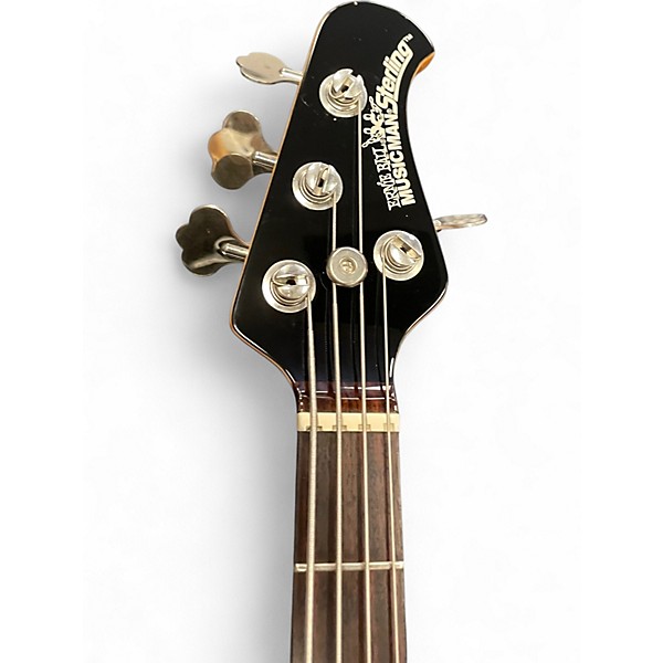 Used Ernie Ball Music Man Sterling HH Black Electric Bass Guitar