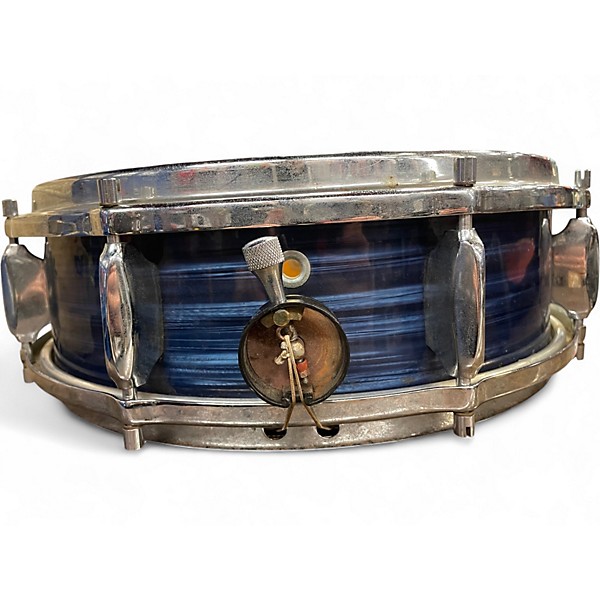 Used SONOR 14X4.5 D-421 Tear Drop Blue Oyster Drum