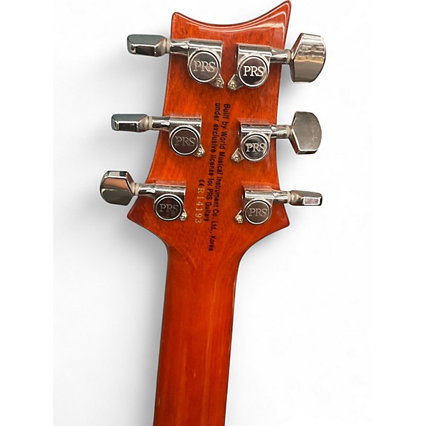 Used PRS Carlos Santana Signature SE Orange Solid Body Electric Guitar