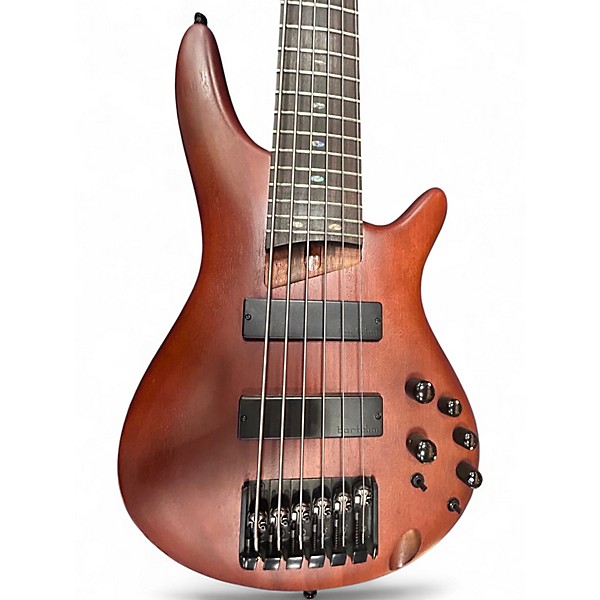 Used Ibanez SR506 6 String Natural Electric Bass Guitar