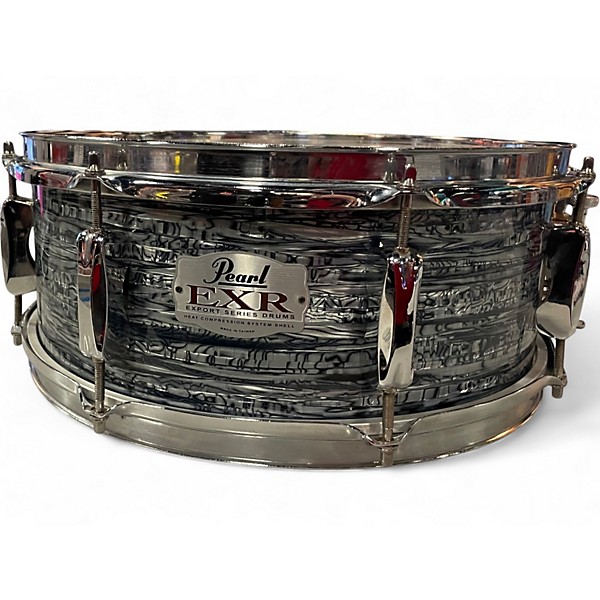 Used Pearl 14in EXR Export Series Snare Black Strata Drum