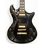 Used Schecter Guitar Research Tempest Custom Black and Gold Solid Body Electric Guitar
