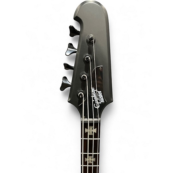 Used Epiphone Nikki Sixx Signature Blackbird Black Electric Bass Guitar
