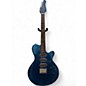 Used Godin TRIUMPH BLUE SPARKLE Solid Body Electric Guitar thumbnail