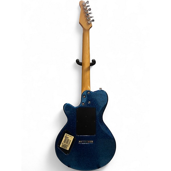 Used Godin TRIUMPH BLUE SPARKLE Solid Body Electric Guitar