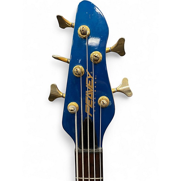 Used Peavey DYNA-BASS 5 STRING Blue Electric Bass Guitar
