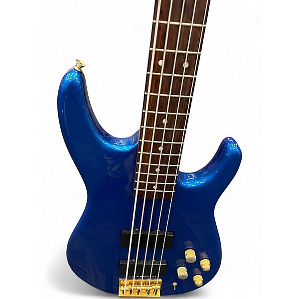 Used Peavey DYNA-BASS 5 STRING Blue Electric Bass Guitar