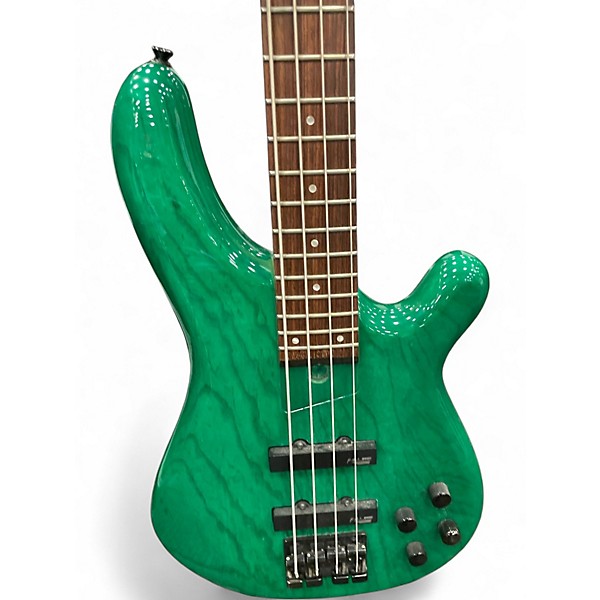 Used Fernandes GRAVITY IV Green Electric Bass Guitar