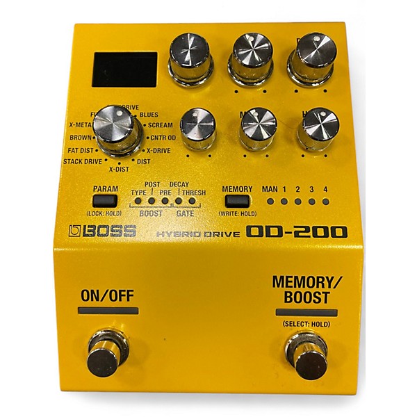 Used BOSS Od-200 Effect Pedal