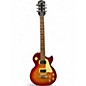 Used 2002 Epiphone Les Paul Standard Iced Tea Solid Body Electric Guitar thumbnail