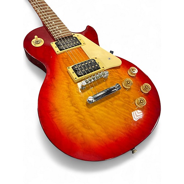 Used 2002 Epiphone Les Paul Standard Iced Tea Solid Body Electric Guitar