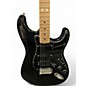 Used Fender Limited Edition Player Stratocaster HSS 75th anniversary Black Solid Body Electric Guitar