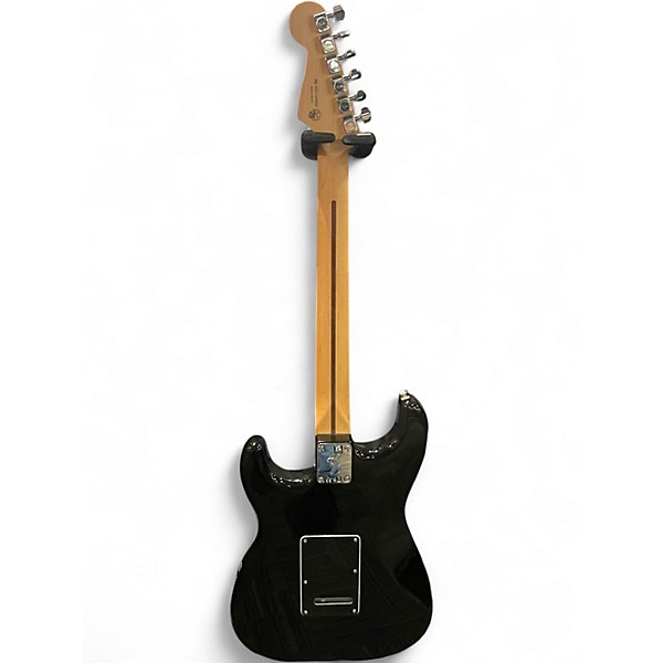 Used Fender Limited Edition Player Stratocaster HSS 75th anniversary Black Solid Body Electric Guitar