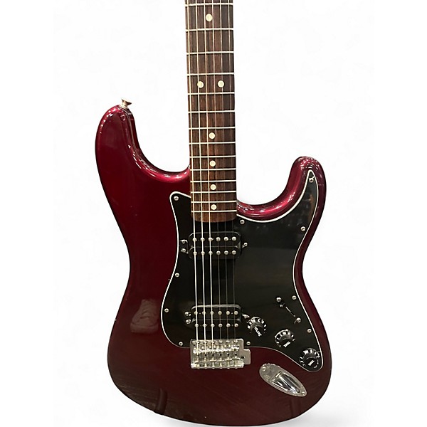 Used Fender Standard Stratocaster Midnight Wine Solid Body Electric Guitar
