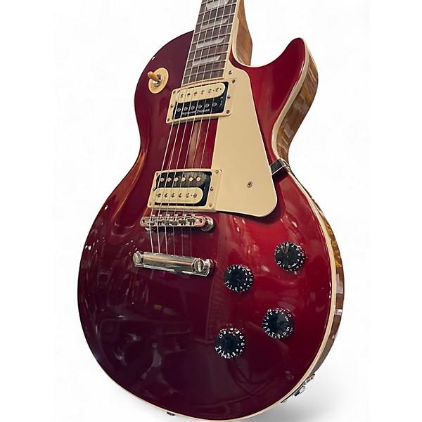 Used Gibson Les Paul Classic Candy Apple Red Metallic Solid Body Electric Guitar
