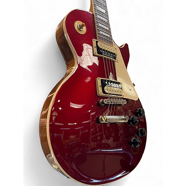 Used Gibson Les Paul Classic Candy Apple Red Metallic Solid Body Electric Guitar