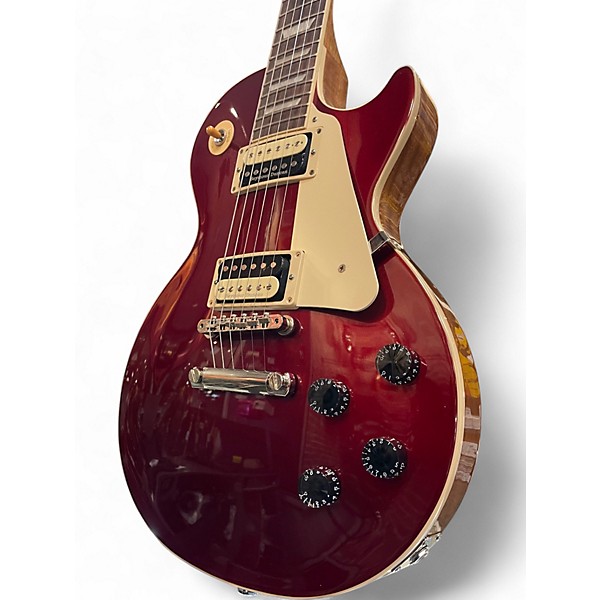 Used Gibson Les Paul Classic Candy Apple Red Metallic Solid Body Electric Guitar