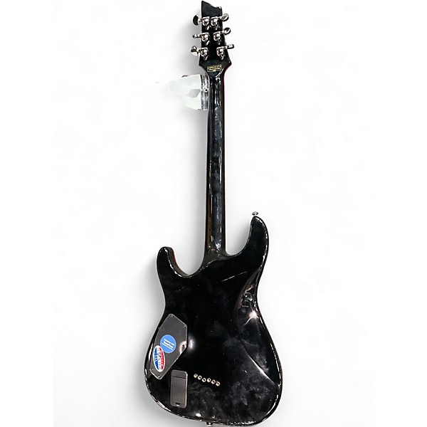 Used Schecter Guitar Research C1 SHEDEVIL Black Solid Body Electric Guitar
