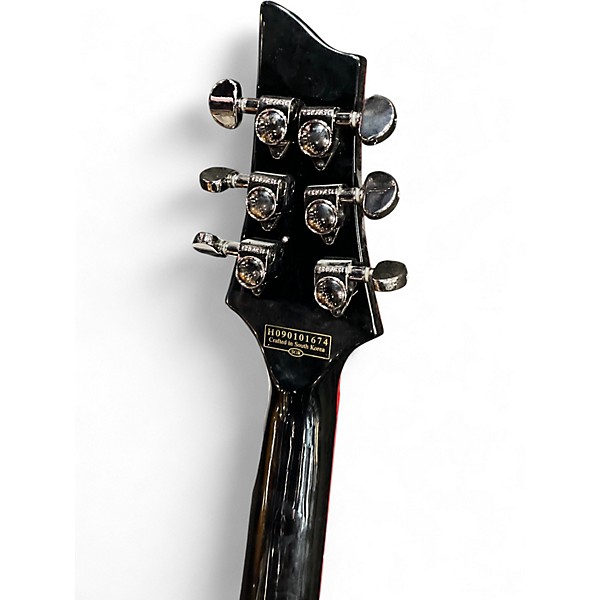 Used Schecter Guitar Research C1 SHEDEVIL Black Solid Body Electric Guitar