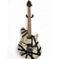 Used EVH Wolfgang Special B&W Striped MAPLE fretboard Black and White Solid Body Electric Guitar thumbnail