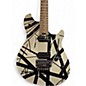 Used EVH Wolfgang Special B&W Striped MAPLE fretboard Black and White Solid Body Electric Guitar