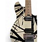 Used EVH Wolfgang Special B&W Striped MAPLE fretboard Black and White Solid Body Electric Guitar