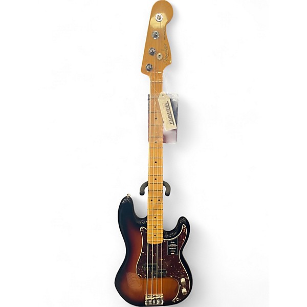 Used Fender American Professional II Precision Bass 2 Color Sunburst Electric Bass Guitar