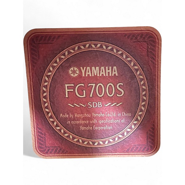 Used Yamaha FG700S Natural Acoustic Guitar