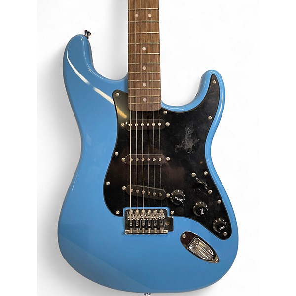 Used Squier SONIC STRAT BLUE Solid Body Electric Guitar
