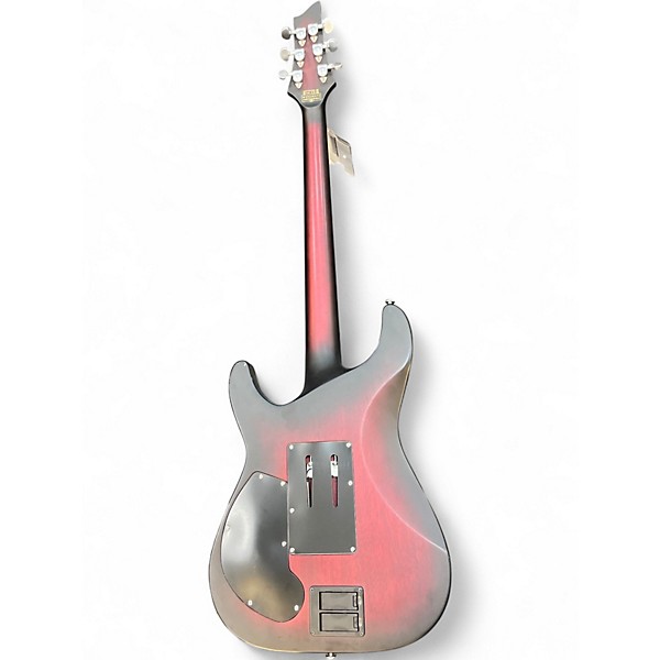 Used Schecter Guitar Research C1 FR Platinum Crimson Burst Solid Body Electric Guitar