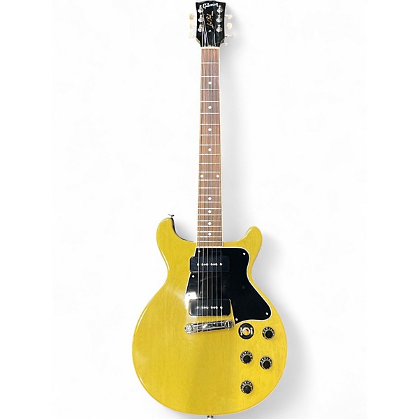 Used Gibson DOUBLE CUT LES PAUL SPECIAL P90 TV Yellow Solid Body Electric Guitar