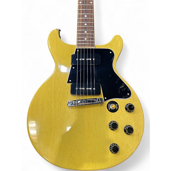 Used Gibson DOUBLE CUT LES PAUL SPECIAL P90 TV Yellow Solid Body Electric Guitar