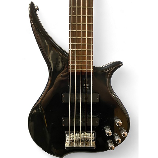 Used Tune Guitar Technologu TWB5 Black Electric Bass Guitar