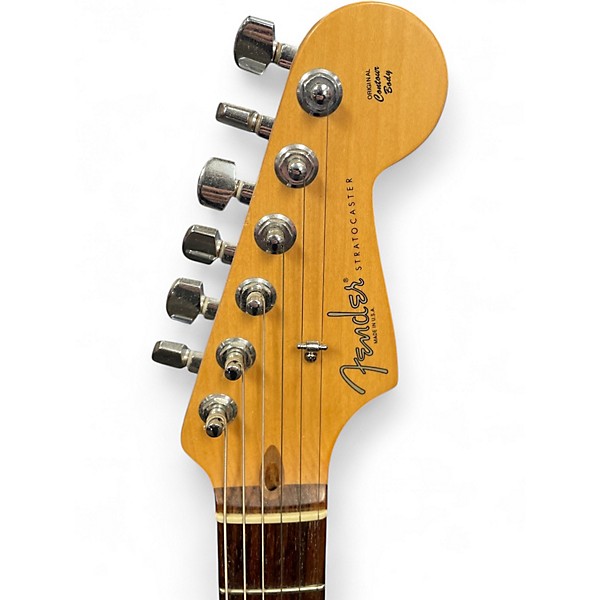 Used Fender American Standard Stratocaster 3 Tone Sunburst Solid Body Electric Guitar