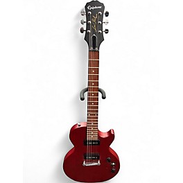 Used Epiphone Les Paul Special P90S Satin Red Solid Body Electric Guitar